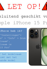 BASEY. Screenprotector Geschikt voor iPhone 15 Pro Screenprotector Privacy Beschermglas - Screenprotector Geschikt voor iPhone 15 Pro Screen Protector Full Screen Privacy - 3 Stuks