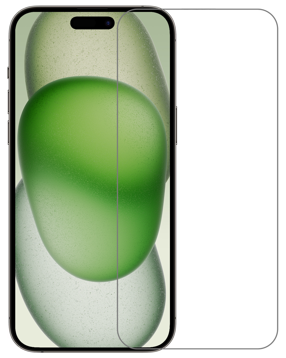 BASEY. Screenprotector Geschikt voor iPhone 15 Pro Screenprotector Tempered Glass - Screenprotector Geschikt voor iPhone 15 Pro Beschermglas Screen Protector Glas