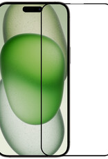 BASEY. Screenprotector Geschikt voor iPhone 15 Pro Max Screenprotector Beschermglas Full Cover - Screenprotector Geschikt voor iPhone 15 Pro Max Screen Protector Full Cover