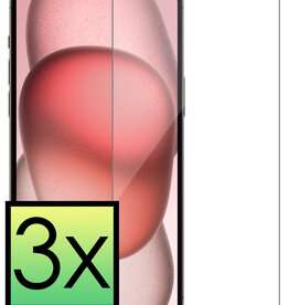 NoXx NoXx iPhone 15 Plus Screenprotector - 3 PACK
