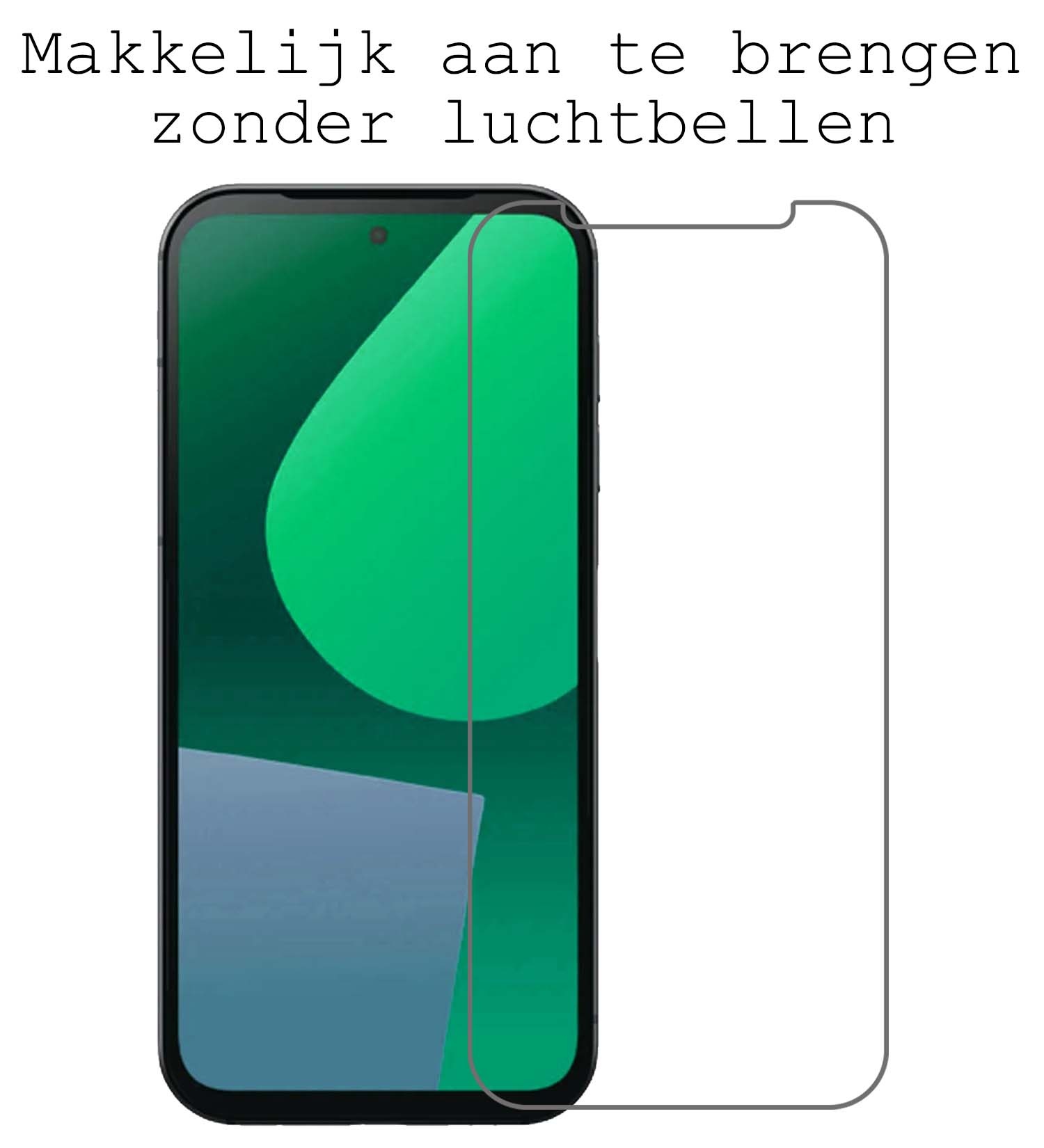 BASEY. Screenprotector Geschikt voor Fairphone 5 Screenprotector Tempered Glass - Screenprotector Geschikt voor Fairphone 5 Beschermglas Screen Protector Glas - 3 Stuks