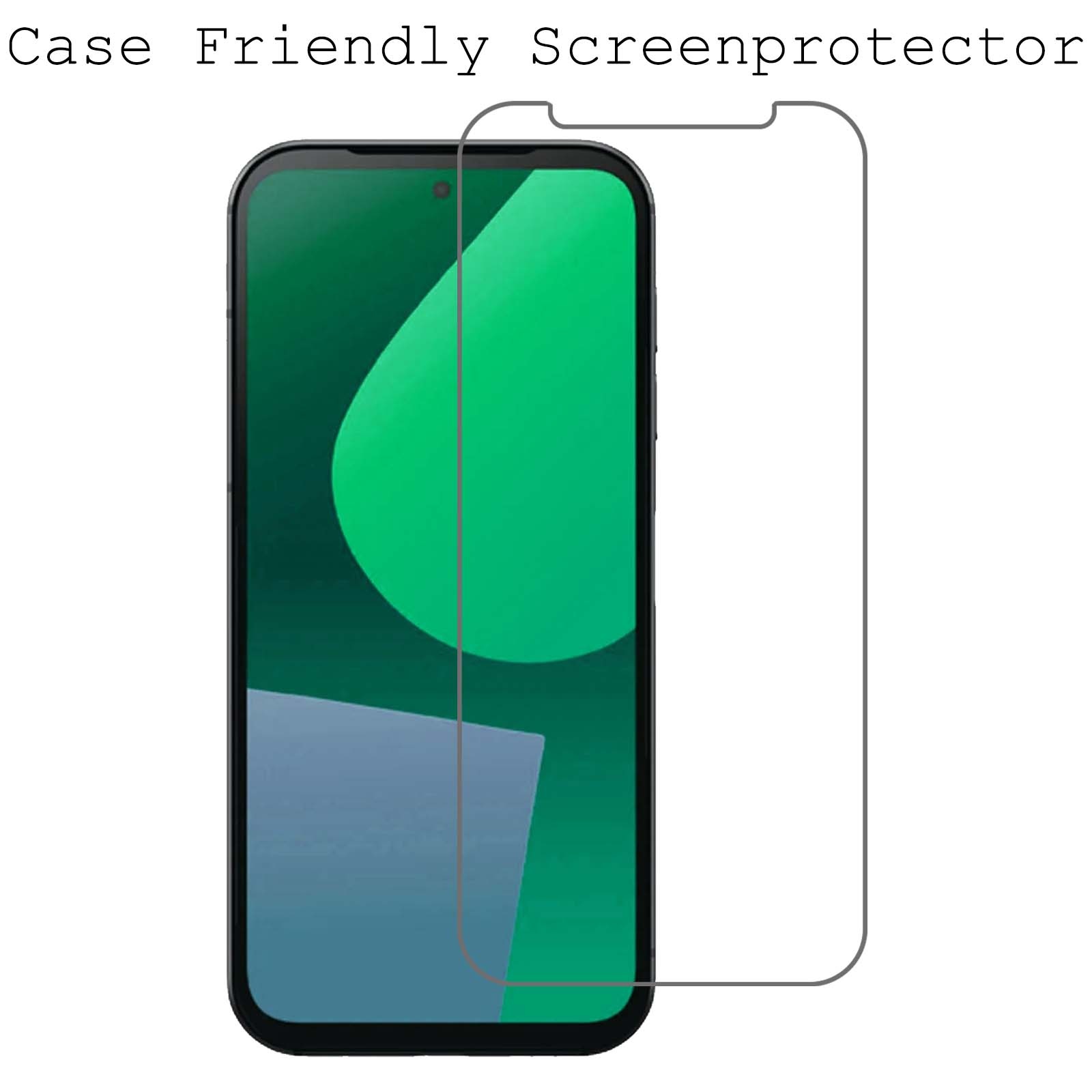 BASEY. Screenprotector Geschikt voor Fairphone 5 Screenprotector Tempered Glass - Screenprotector Geschikt voor Fairphone 5 Beschermglas Screen Protector Glas - 3 Stuks