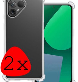BASEY. BASEY. Fairphone 5 Hoesje Shockproof Transparant - 2 PACK