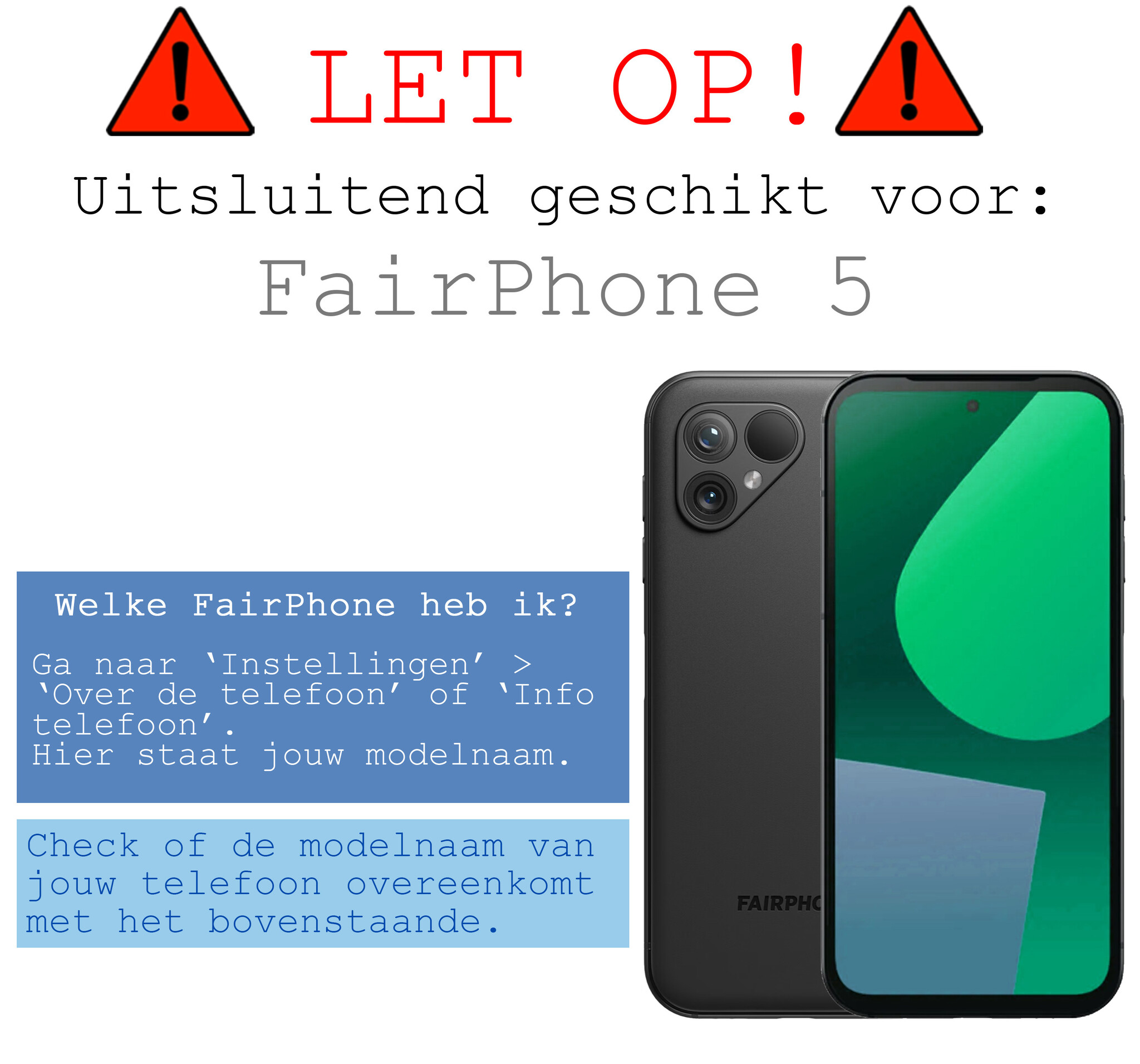 BASEY. Hoes Geschikt voor Fairphone 5 Hoesje Shock Proof Case Hoes Siliconen - Hoesje Geschikt voor Fairphone 5 Hoes Cover Shockproof - Transparant - 2 Stuks