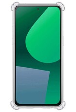 BASEY. Hoes Geschikt voor Fairphone 5 Hoesje Shock Proof Case Hoes Siliconen Met 2x Screenprotector - Hoesje Geschikt voor Fairphone 5 Hoes Cover Shockproof - Transparant