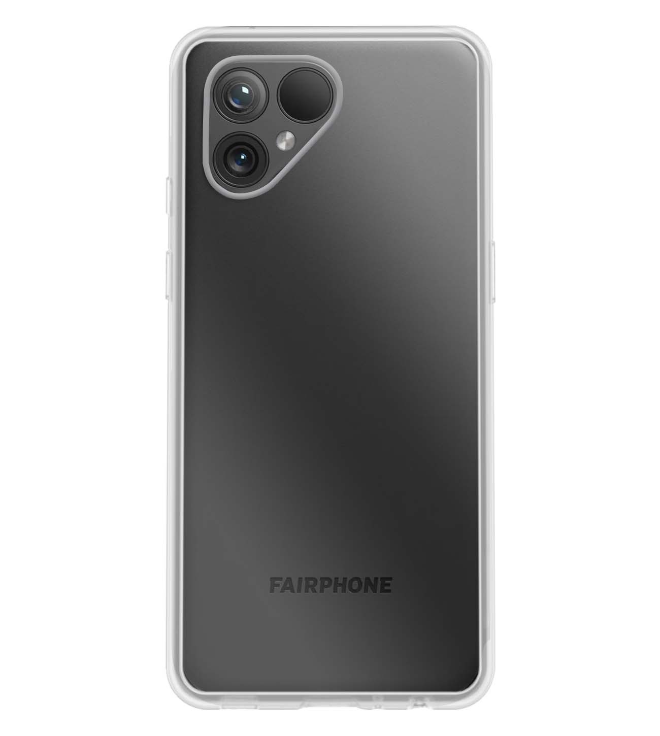 BASEY. Hoes Geschikt voor Fairphone 5 Hoesje Siliconen Back Cover Case - Hoesje Geschikt voor Fairphone 5 Hoes Cover Hoesje - Transparant - 2 Stuks