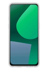 BASEY. Hoes Geschikt voor Fairphone 5 Hoesje Siliconen Back Cover Case Met 2x Screenprotector - Hoesje Geschikt voor Fairphone 5 Hoes Cover Hoesje - Transparant