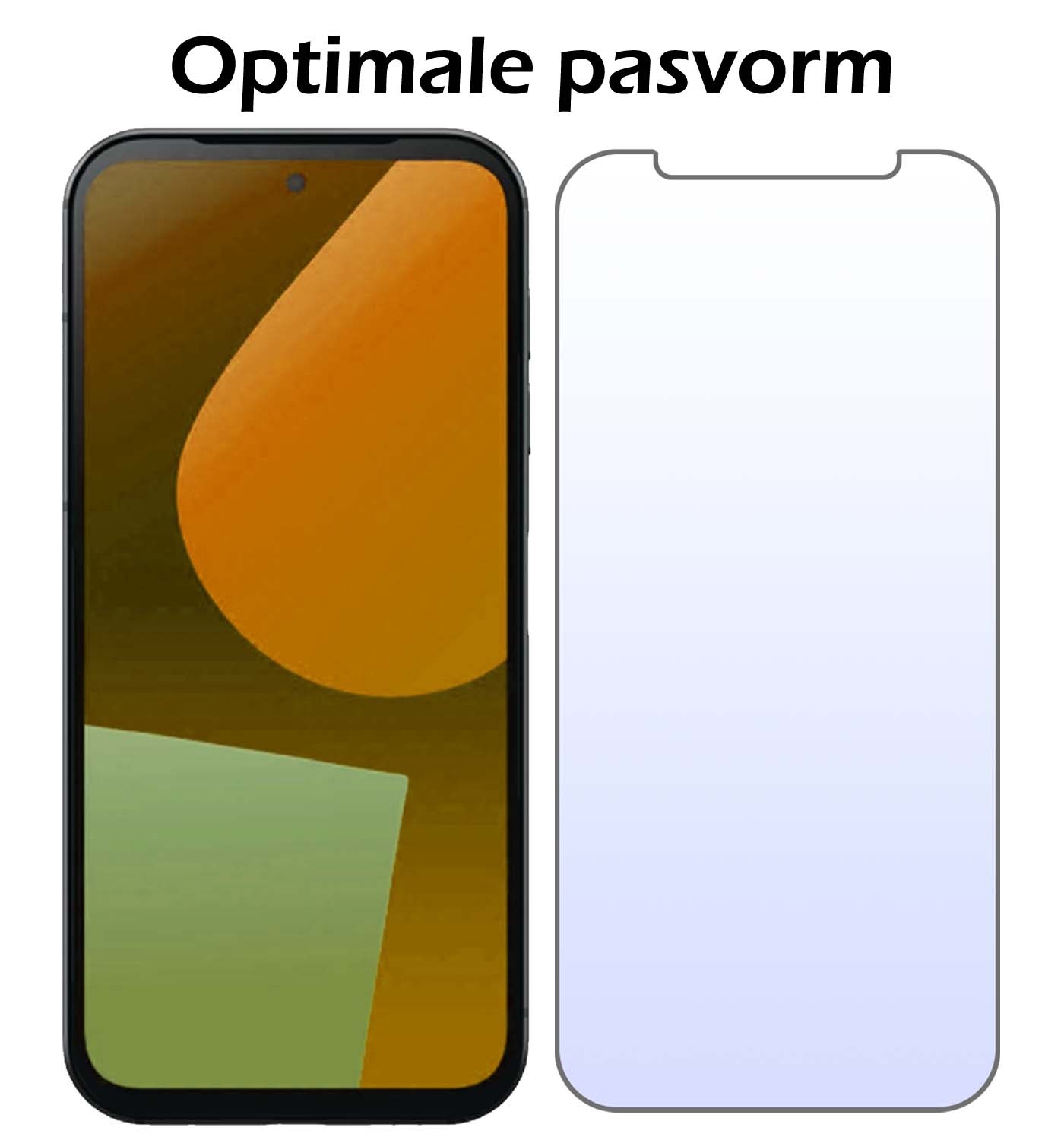 Nomfy Screenprotector Geschikt voor Fairphone 5 Screenprotector Bescherm Glas Tempered Glass - Screenprotector Geschikt voor Fairphone 5 Screen Protector