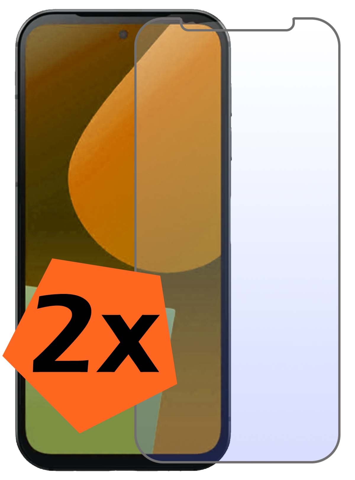 Nomfy Screenprotector Geschikt voor Fairphone 5 Screenprotector Bescherm Glas Tempered Glass - Screenprotector Geschikt voor Fairphone 5 Screen Protector - 2 PACK