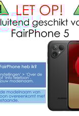 NoXx Screenprotector Geschikt voor Fairphone 5 Screenprotector Tempered Glass Gehard Glas Beschermglas