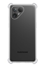 Nomfy Hoesje Geschikt voor Fairphone 5 Hoesje Shock Proof Cover Case Shockproof - Hoes Geschikt voor Fairphone 5 Hoes Siliconen Back Case - Transparant