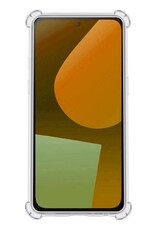 Nomfy Hoesje Geschikt voor Fairphone 5 Hoesje Shock Proof Cover Case Shockproof - Hoes Geschikt voor Fairphone 5 Hoes Siliconen Back Case - Transparant