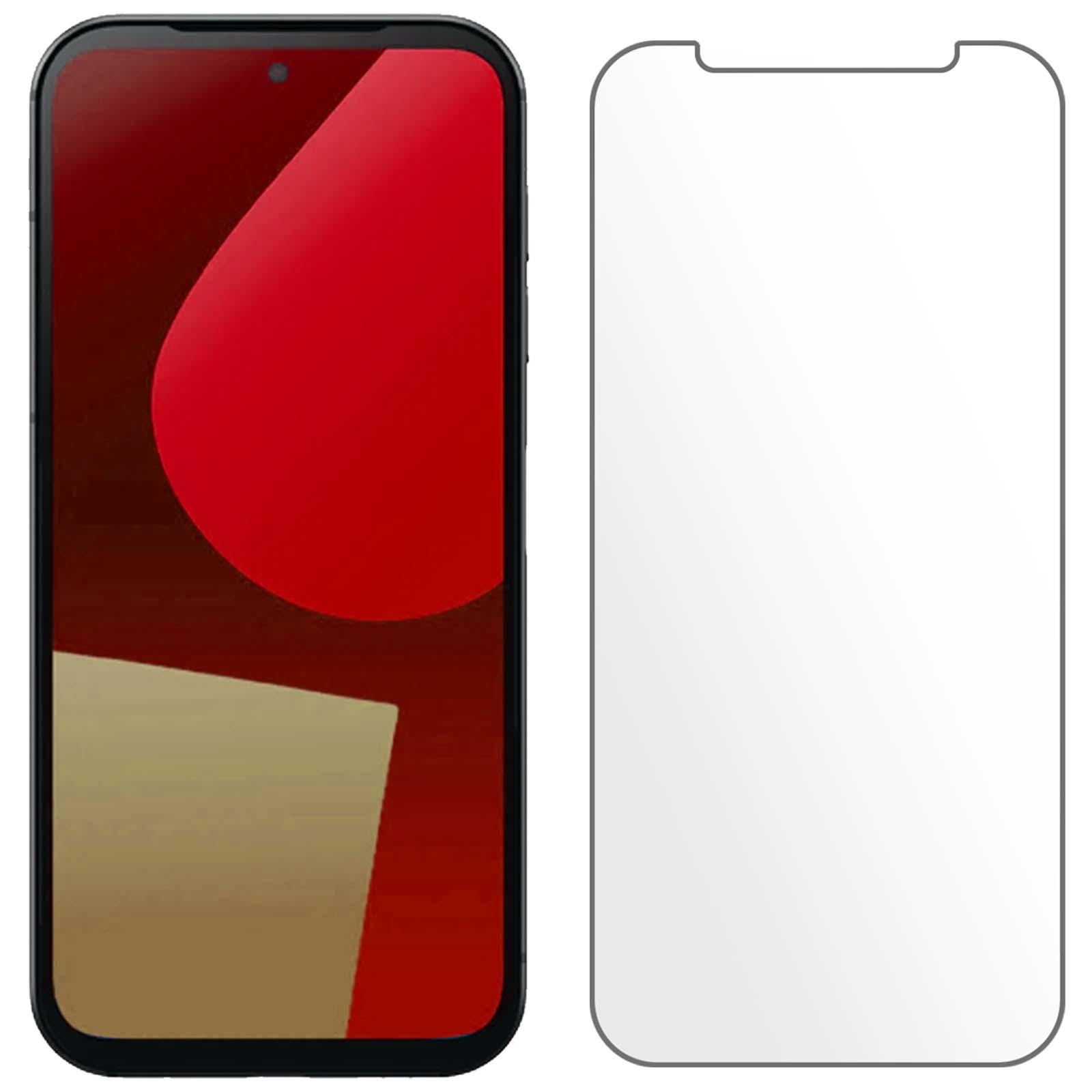 NoXx Screenprotector Geschikt voor Fairphone 5 Screenprotector Tempered Glass Gehard Glas Beschermglas - 3x