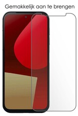 NoXx Screenprotector Geschikt voor Fairphone 5 Screenprotector Tempered Glass Gehard Glas Beschermglas - 3x