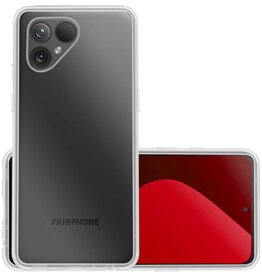 NoXx NoXx Fairphone 5 Hoesje Siliconen - Transparant