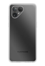 Nomfy Hoesje Geschikt voor Fairphone 5 Hoesje Siliconen Cover Case Met Screenprotector - Hoes Geschikt voor Fairphone 5 Hoes Back Case - Transparant