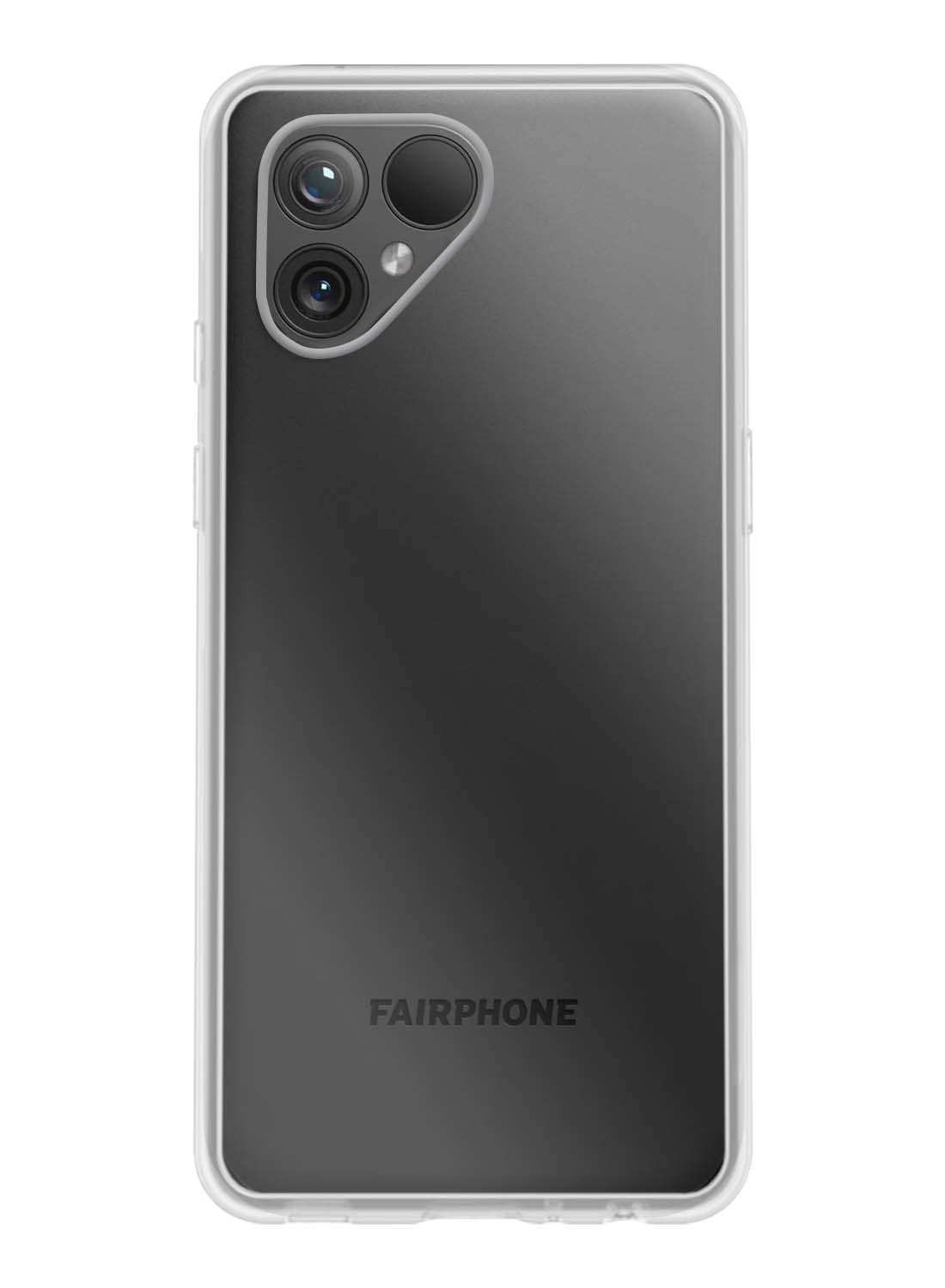 Nomfy Hoesje Geschikt voor Fairphone 5 Hoesje Siliconen Cover Case Met Screenprotector - Hoes Geschikt voor Fairphone 5 Hoes Back Case - Transparant