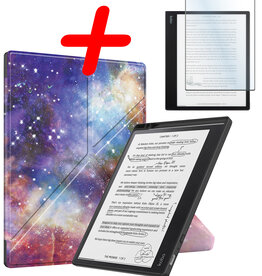 BASEY. BASEY. Kobo Elipsa 2E Hoesje Met Screenprotector - Galaxy