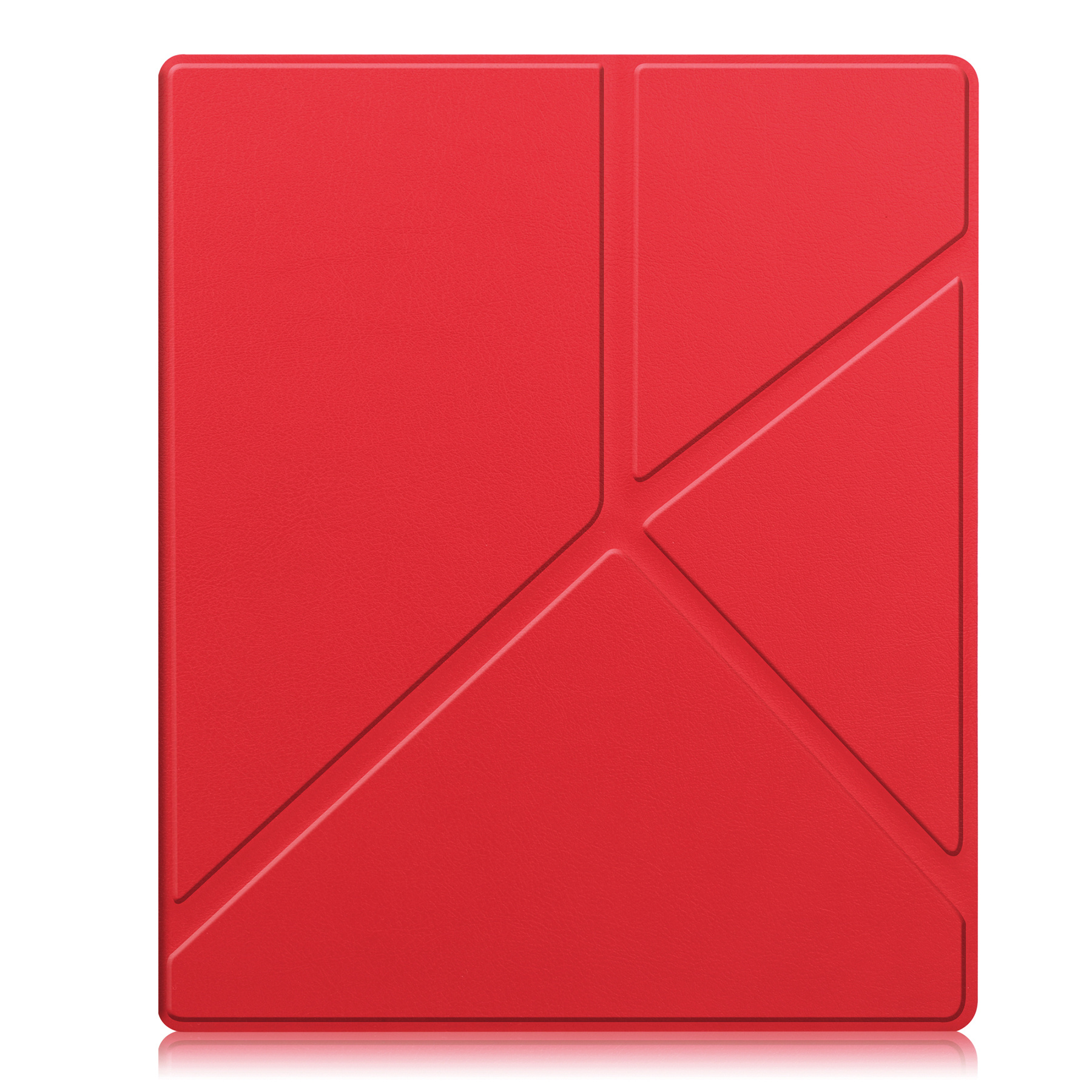 BASEY. Hoes Geschikt voor Kobo Elipsa 2E Hoesje Bookcase Cover Hoes Met Screenprotector - Hoesje Geschikt voor Kobo Elipsa 2E Hoes Cover Case - Rood