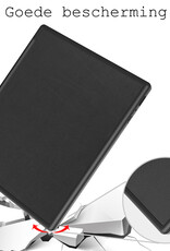BASEY. Hoes Geschikt voor Kobo Elipsa 2E Hoesje Bookcase Cover Hoes Met Screenprotector - Hoesje Geschikt voor Kobo Elipsa 2E Hoes Cover Case - Zwart