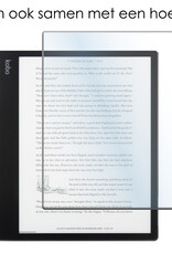 NoXx Hoes Geschikt voor Kobo Elipsa 2E Hoesje Bookcase Cover Book Case Hoes Sleepcover Met Screenprotector - Galaxy