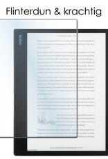 NoXx Hoes Geschikt voor Kobo Elipsa 2E Hoesje Bookcase Cover Book Case Hoes Sleepcover Met Screenprotector - Donkerblauw