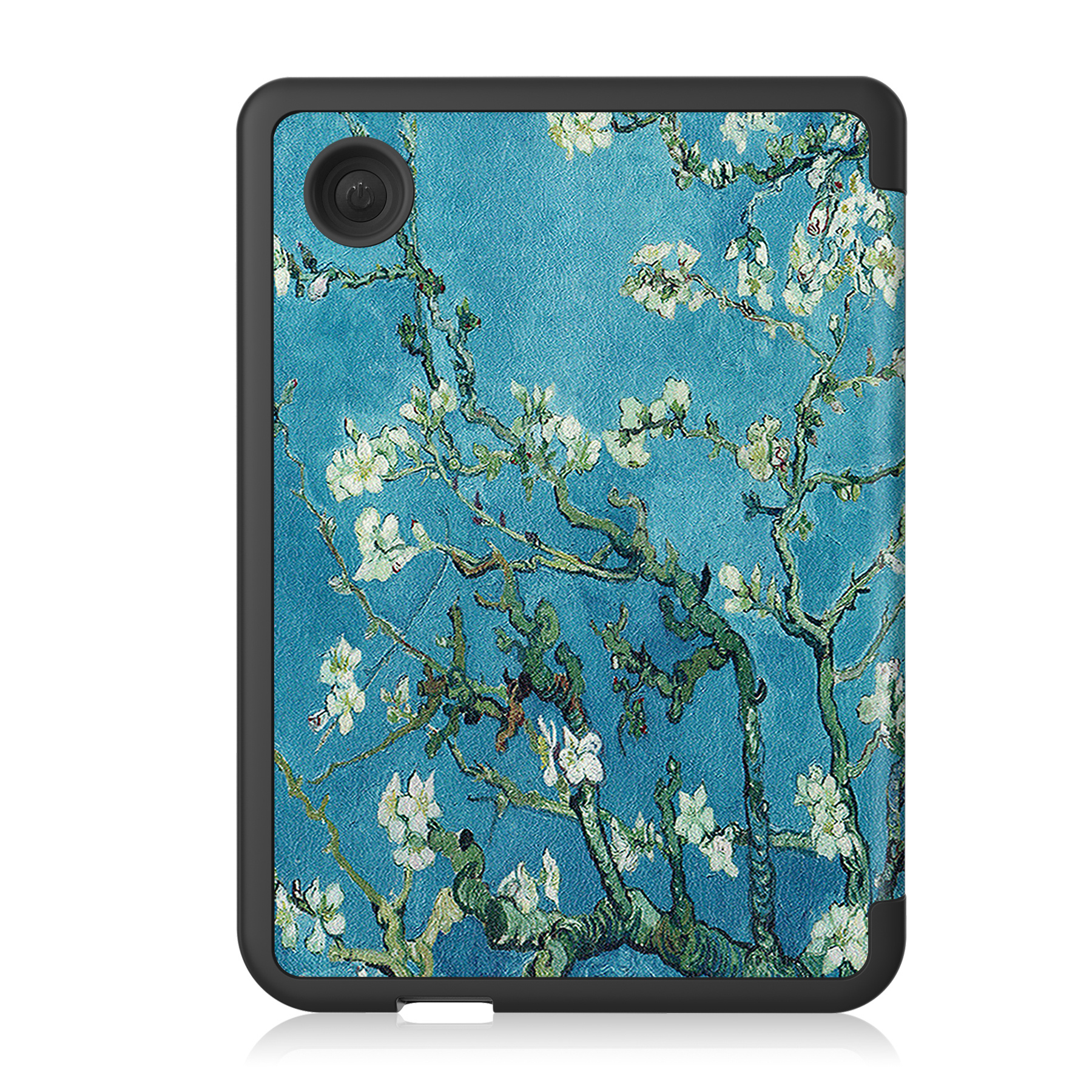 BASEY. Hoes Geschikt voor Kobo Clara 2E Hoesje Bookcase Cover Hoes Met Screenprotector - Hoesje Geschikt voor Kobo Clara 2E Hoes Cover Case - Bloesem
