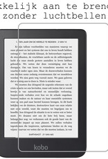 BASEY. Hoes Geschikt voor Kobo Clara 2E Hoesje Bookcase Cover Hoes Met Screenprotector - Hoesje Geschikt voor Kobo Clara 2E Hoes Cover Case - Donkerblauw