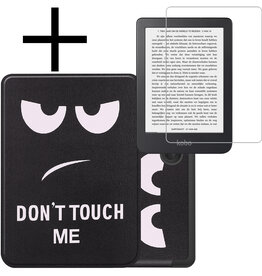 NoXx NoXx Kobo Clara 2E Hoesje Met Screenprotector - Don't Touch Me