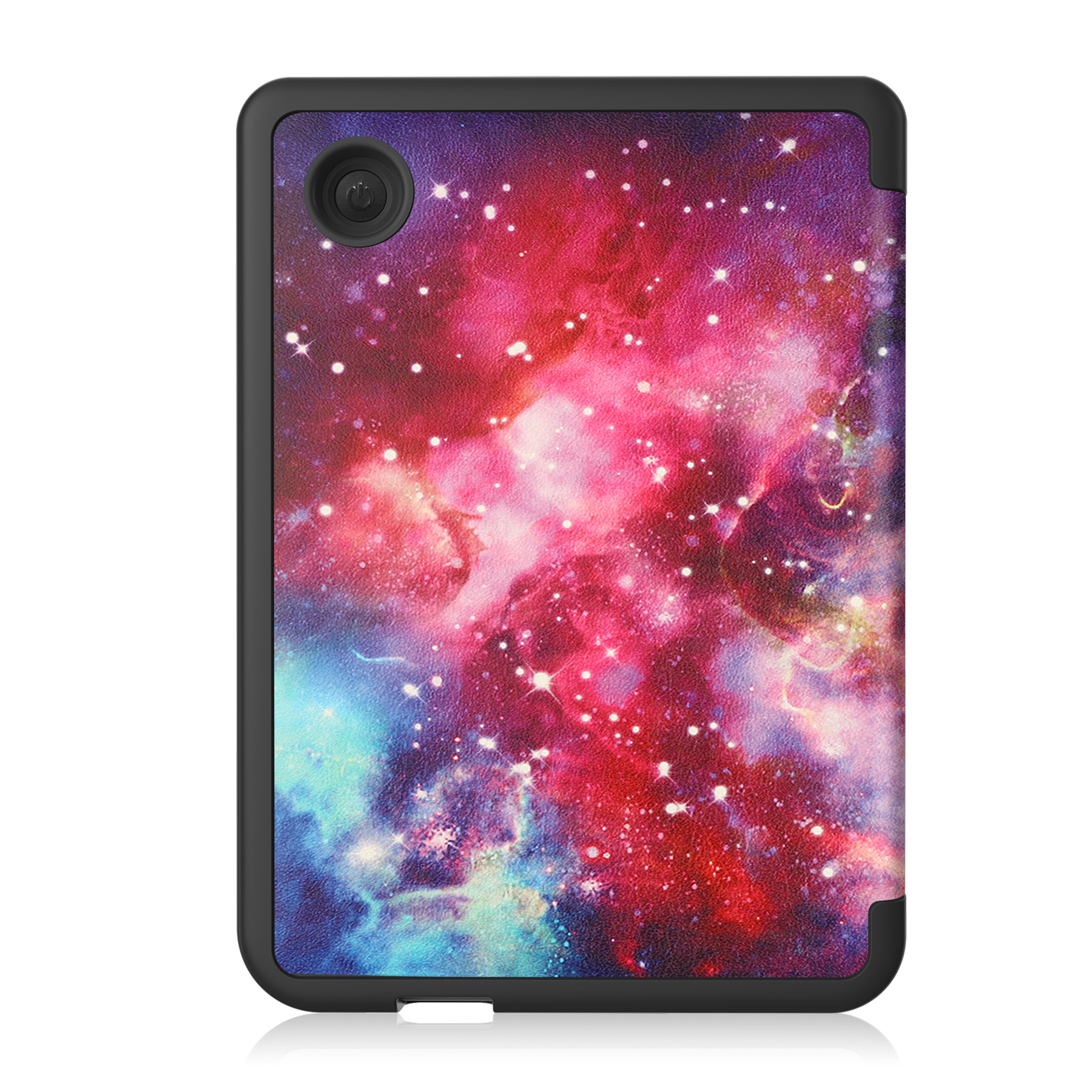 BASEY. Hoes Geschikt voor Kobo Clara 2E Hoesje Bookcase Cover Hoes Met Screenprotector - Hoesje Geschikt voor Kobo Clara 2E Hoes Cover Case - Galaxy