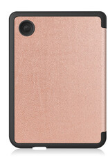 BASEY. Hoes Geschikt voor Kobo Clara 2E Hoesje Bookcase Cover Hoes Met Screenprotector - Hoesje Geschikt voor Kobo Clara 2E Hoes Cover Case - Rosé Goud