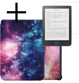 NoXx NoXx Kobo Clara HD Hoesje Met Screenprotector - Galaxy