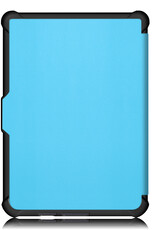 NoXx Hoes Geschikt voor Kobo Clara HD Hoesje Bookcase Cover Book Case Hoes Sleepcover Met Screenprotector - Lichtblauw