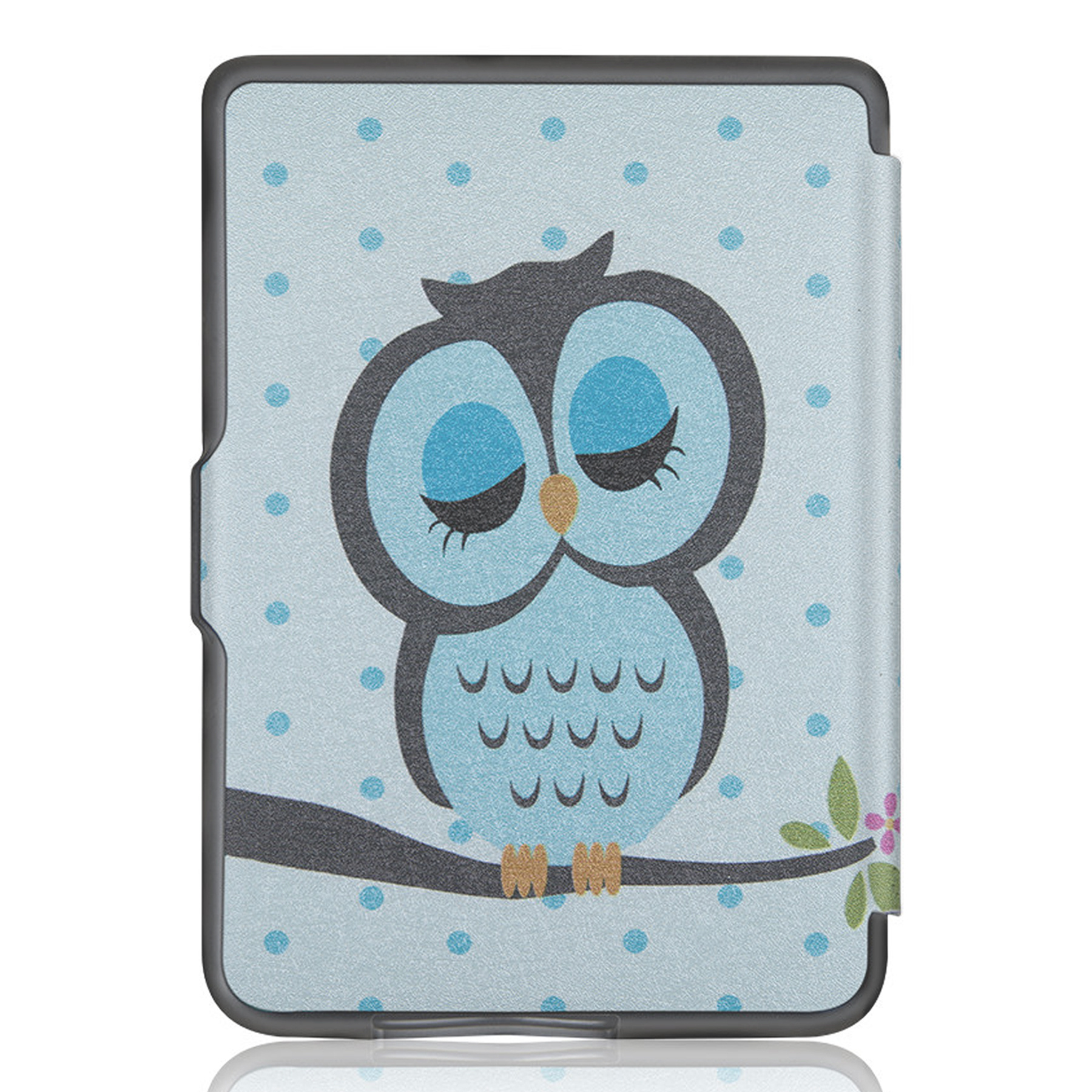 NoXx Hoes Geschikt voor Kobo Clara HD Hoesje Bookcase Cover Book Case Hoes Sleepcover Met Screenprotector - Uil