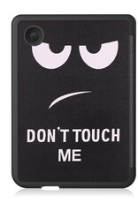 BASEY. Hoes Geschikt voor Kobo Clara 2E Hoesje Bookcase Cover Hoes Met Screenprotector - Hoesje Geschikt voor Kobo Clara 2E Hoes Cover Case - Don't Touch Me
