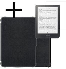 NoXx NoXx Kobo Clara HD Hoesje Met Screenprotector - Zwart