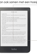 NoXx Hoes Geschikt voor Kobo Clara HD Hoesje Bookcase Cover Book Case Hoes Sleepcover Met Screenprotector - Rood