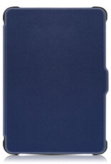 BASEY. Hoes Geschikt voor Kobo Clara HD Hoesje Bookcase Cover Hoes Met Screenprotector - Hoesje Geschikt voor Kobo Clara HD Hoes Cover Case - Donkerblauw