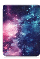 BASEY. Hoes Geschikt voor Kobo Clara HD Hoesje Bookcase Cover Hoes Met Screenprotector - Hoesje Geschikt voor Kobo Clara HD Hoes Cover Case - Galaxy