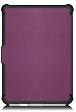 BASEY. Hoes Geschikt voor Kobo Clara HD Hoesje Bookcase Cover Hoes Met Screenprotector - Hoesje Geschikt voor Kobo Clara HD Hoes Cover Case - Paars