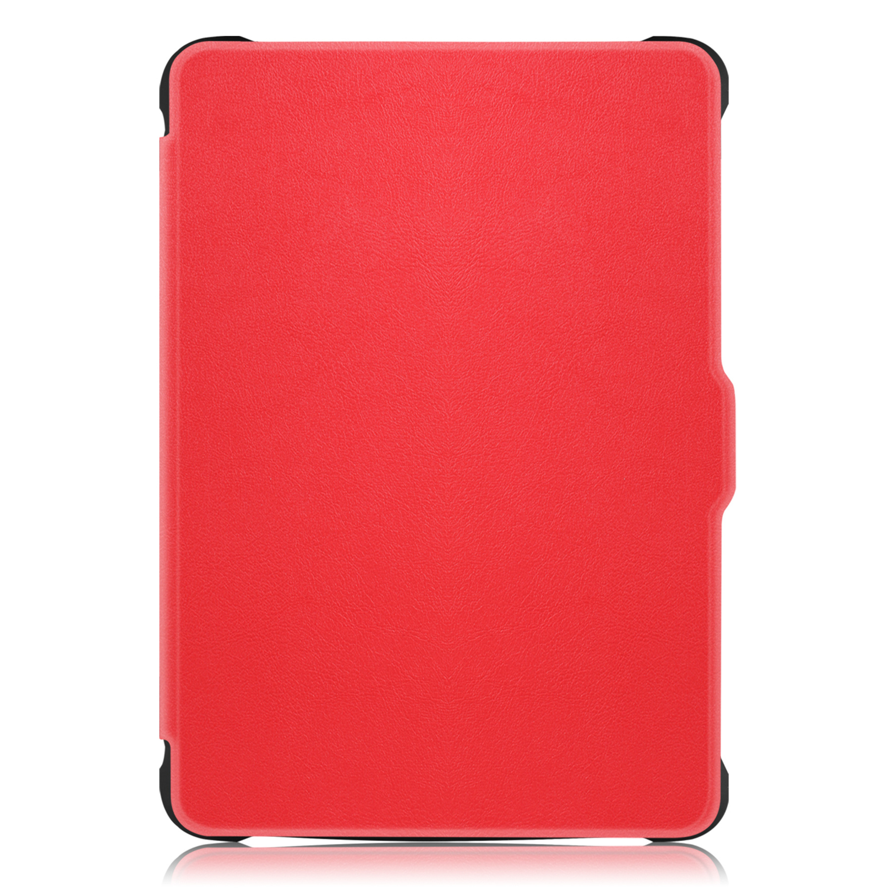 BASEY. Hoes Geschikt voor Kobo Clara HD Hoesje Bookcase Cover Hoes Met Screenprotector - Hoesje Geschikt voor Kobo Clara HD Hoes Cover Case - Rood