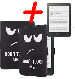 BASEY. BASEY. Kobo Clara HD Hoesje Met Screenprotector - Don't Touch Me