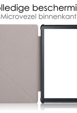 NoXx Hoes Geschikt voor Kobo Libra 2 Hoesje Bookcase Cover Book Case Hoes Sleepcover Met Screenprotector - Donkerblauw