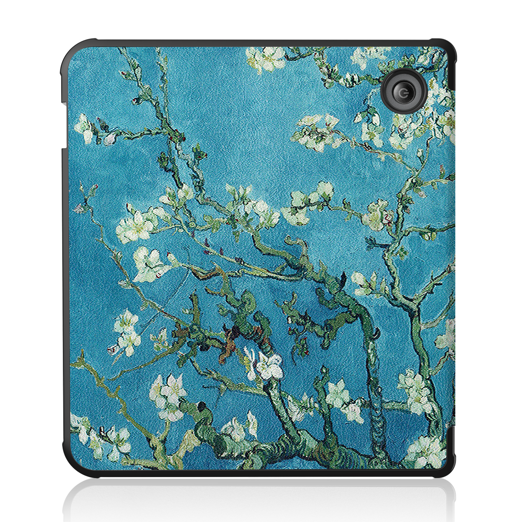 BASEY. Hoes Geschikt voor Kobo Libra 2 Hoesje Bookcase Cover Hoes Met Screenprotector - Hoesje Geschikt voor Kobo Libra 2 Hoes Cover Case - Bloesem