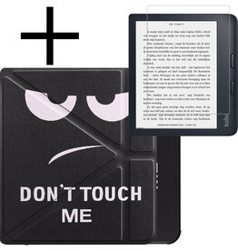 NoXx NoXx Kobo Libra 2 Hoesje Met Screenprotector - Don't Touch Me