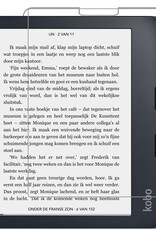 NoXx Hoes Geschikt voor Kobo Libra 2 Hoesje Bookcase Cover Book Case Hoes Sleepcover Met Screenprotector - Don't Touch Me