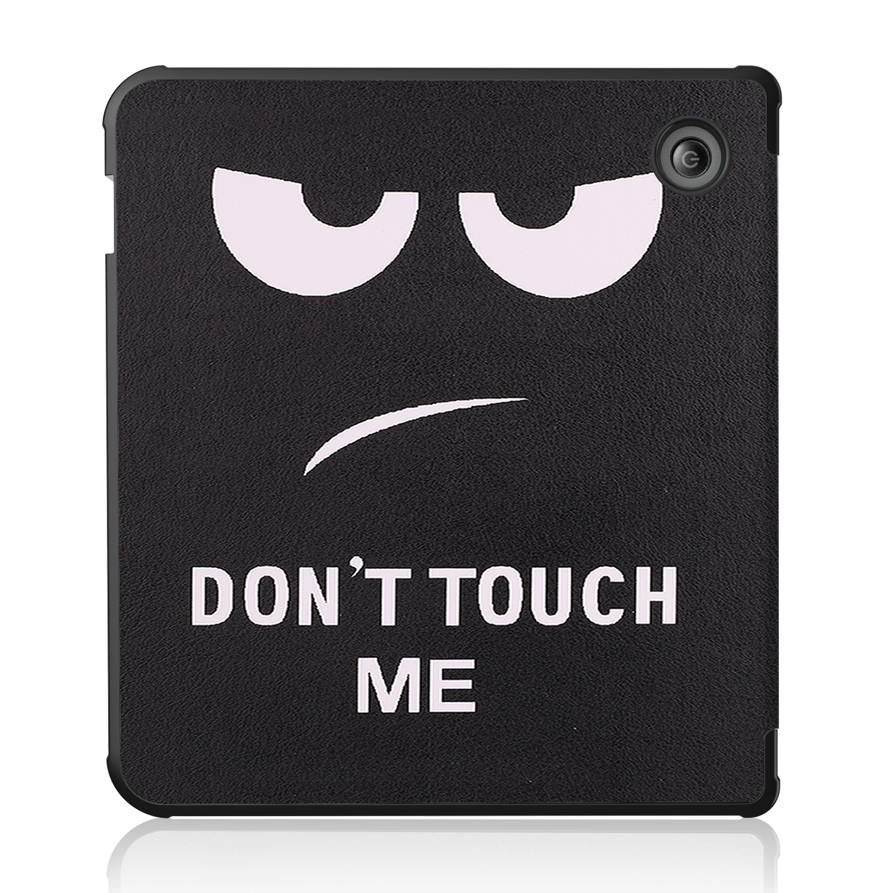 BASEY. Hoes Geschikt voor Kobo Libra 2 Hoesje Bookcase Cover Hoes Met Screenprotector - Hoesje Geschikt voor Kobo Libra 2 Hoes Cover Case - Don't Touch Me