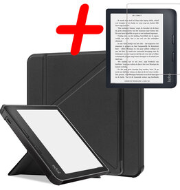 BASEY. BASEY. Kobo Libra 2 Hoesje Met Screenprotector - Zwart