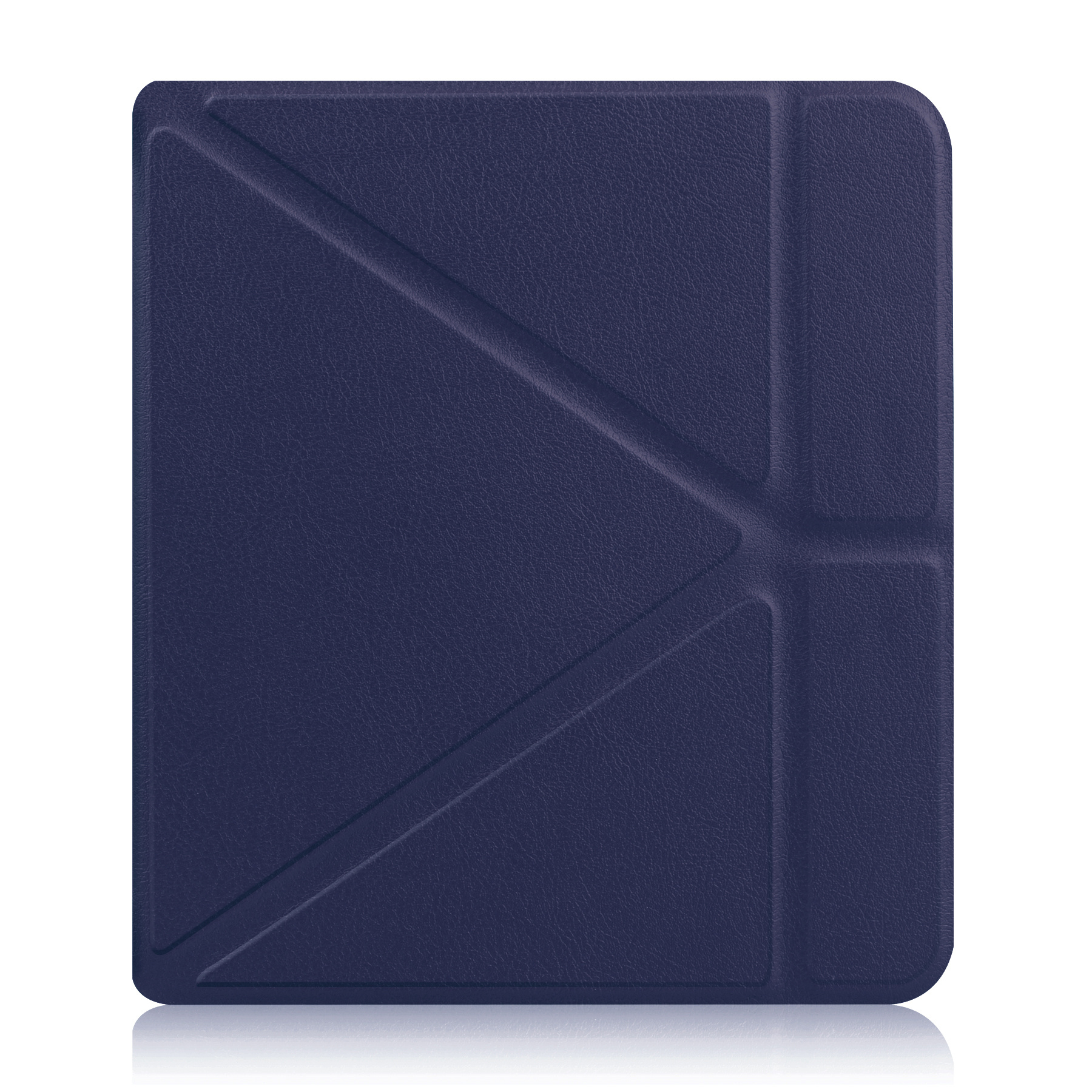 BASEY. Hoes Geschikt voor Kobo Libra H2O Hoesje Bookcase Cover Hoes Met Screenprotector - Hoesje Geschikt voor Kobo Libra H2O Hoes Cover Case - Donkerblauw