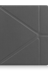 NoXx Hoes Geschikt voor Kobo Libra H2O Hoesje Bookcase Cover Book Case Hoes Sleepcover Met Screenprotector - Grijs